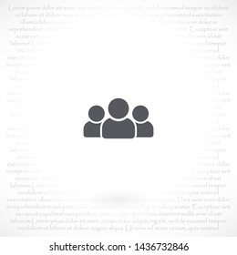 men vector icon 10 eps , Lorem ipsum Flat design