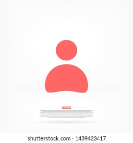 men vector icon 10 eps , Lorem ipsum Flat design