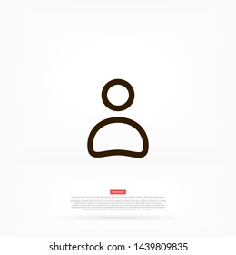 men vector icon 10 eps , Lorem ipsum Flat design