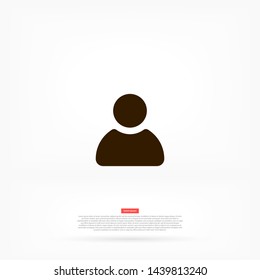 men vector icon 10 eps , Lorem ipsum Flat design