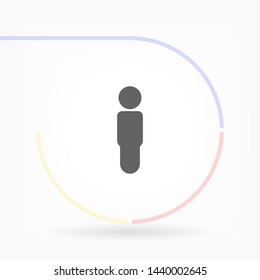 men vector icon 10 eps , Lorem ipsum Flat design