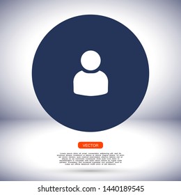 men vector icon 10 eps , Lorem ipsum flat design