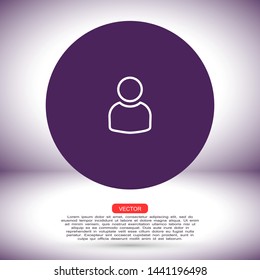 men vector icon 10 eps , Lorem ipsum flat design