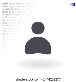 men vector icon 10 eps , Lorem ipsum Flat design