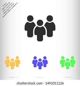 men vector icon 10 eps , Lorem ipsum flat design