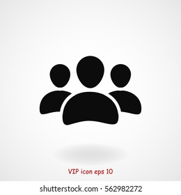 men vector icons, vector best flat icon, EPS