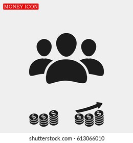 men vector icons, vector best flat icon, EPS