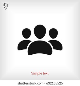 men vector icons, vector best flat icon, EPS