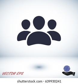 men vector icons, vector best flat icon, EPS