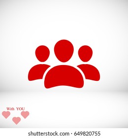 men vector icons, vector best flat icon, EPS