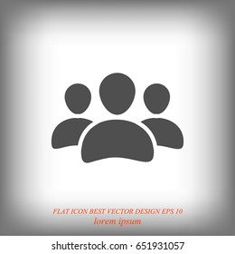 men vector icons, vector best flat icon, EPS