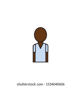 Men vector on white background