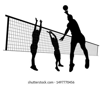 1,637 Volleyball Spike Men Images, Stock Photos & Vectors | Shutterstock