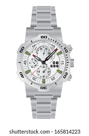 Men Watch Wristwatch Expensive Luxury vector images