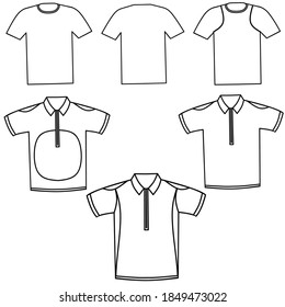 Männer tragen Icon-Set, dünner Linienstil