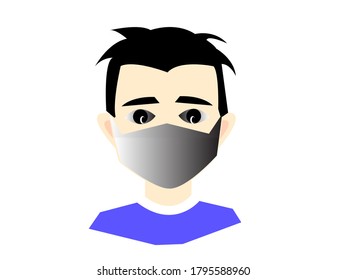 Men wear masks to protect them from germs.