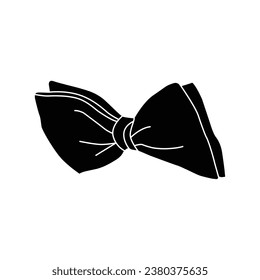 Men are wearing bow tie in his suits for formal, wedding, and other ceremony to look elegant. Ribbon accessory. Bow tie, butterfly tie icon. vector illustration. design on white background