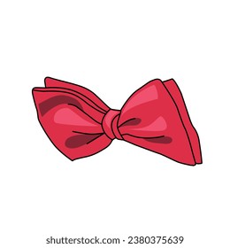 Men are wearing bow tie in his suits for formal, wedding, and other ceremony to look elegant. Ribbon accessory. Bow tie, butterfly tie icon. vector illustration. design on white background