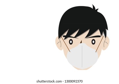 Men wearing a mask