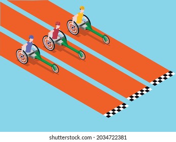 1,222 Wheelchair speed Stock Illustrations, Images & Vectors | Shutterstock