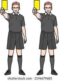 Men who give out yellow cards