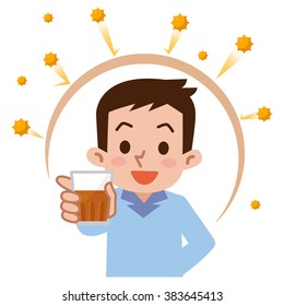 Men who of hay fever prevention