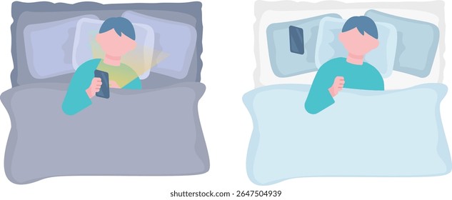 Men who stay up late and sleep well