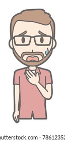 Men who are wearing eyeglasses and growing beards are worried