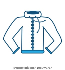 Men winter jacket icon