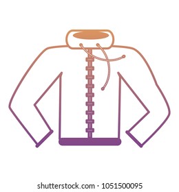 Men winter jacket icon