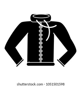 Men winter jacket icon