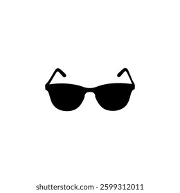 Men and women Glasse silhouette icon vector flat design on white background.