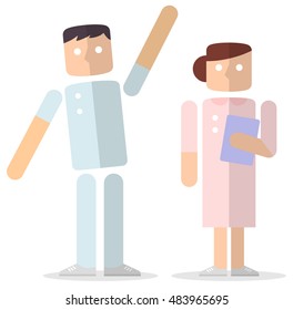 Men and women of the nurse