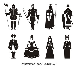 Men And Women In Period Costume