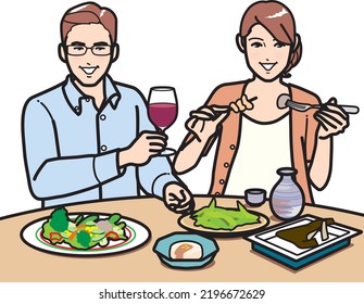 Men and women who drink alcohol