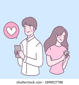 Men and women who show love for each other