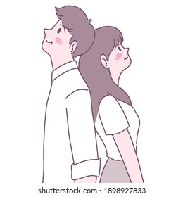 Men and women who show love for each other