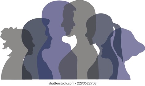 Men, and Womens drawing art  vector. peoples  vector art  .