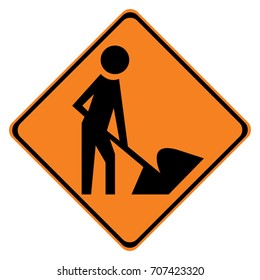 Men at Work Sign