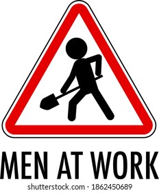 Signo de trabajo aislado en ilustración de fondo blanco
