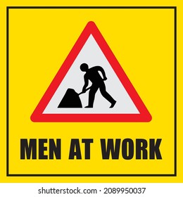 Men Work Sign Vector Design Stock Vector (Royalty Free) 2089950037 ...