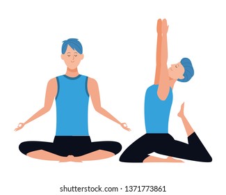 men yoga poses