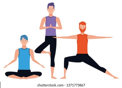 men yoga poses