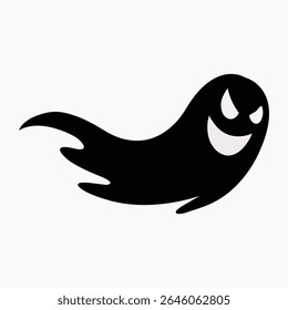 
Fantasma Sombra Ameaçadora com Grin Mal