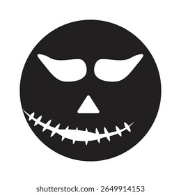 Ameaça Costurado Sorriso Abóbora Face