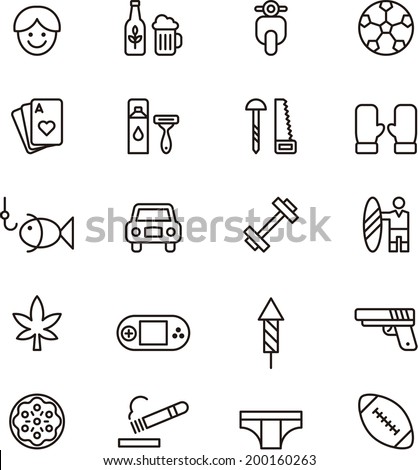 Men&Boys icons