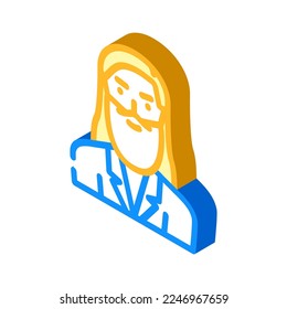 mendeleev chemistry isometric icon vector. mendeleev chemistry sign. isolated symbol illustration