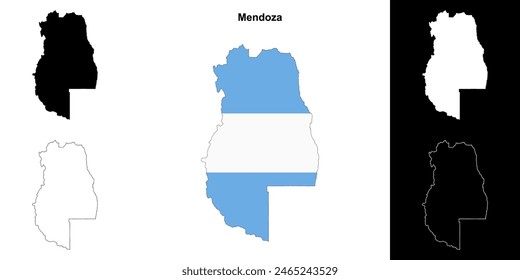 Mapa de la provincia de Mendoza