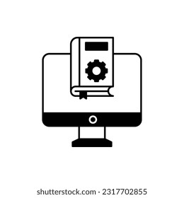 Menial Book  Glyph Vector Icon that can easily edit or modify 

