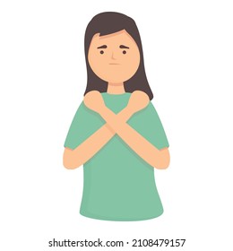 Vector de dibujos animados de icono de la característica de la menopausia. Ciclismo femenino. Fertilidad de la salud
